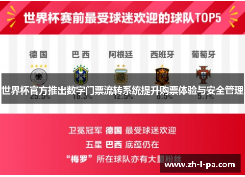 世界杯官方推出数字门票流转系统提升购票体验与安全管理 世界杯官方推出数字门票流转系统提升购票体验与安全管理